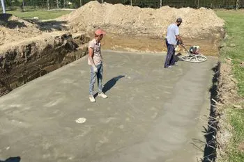Platea di fondo piscina Legnago